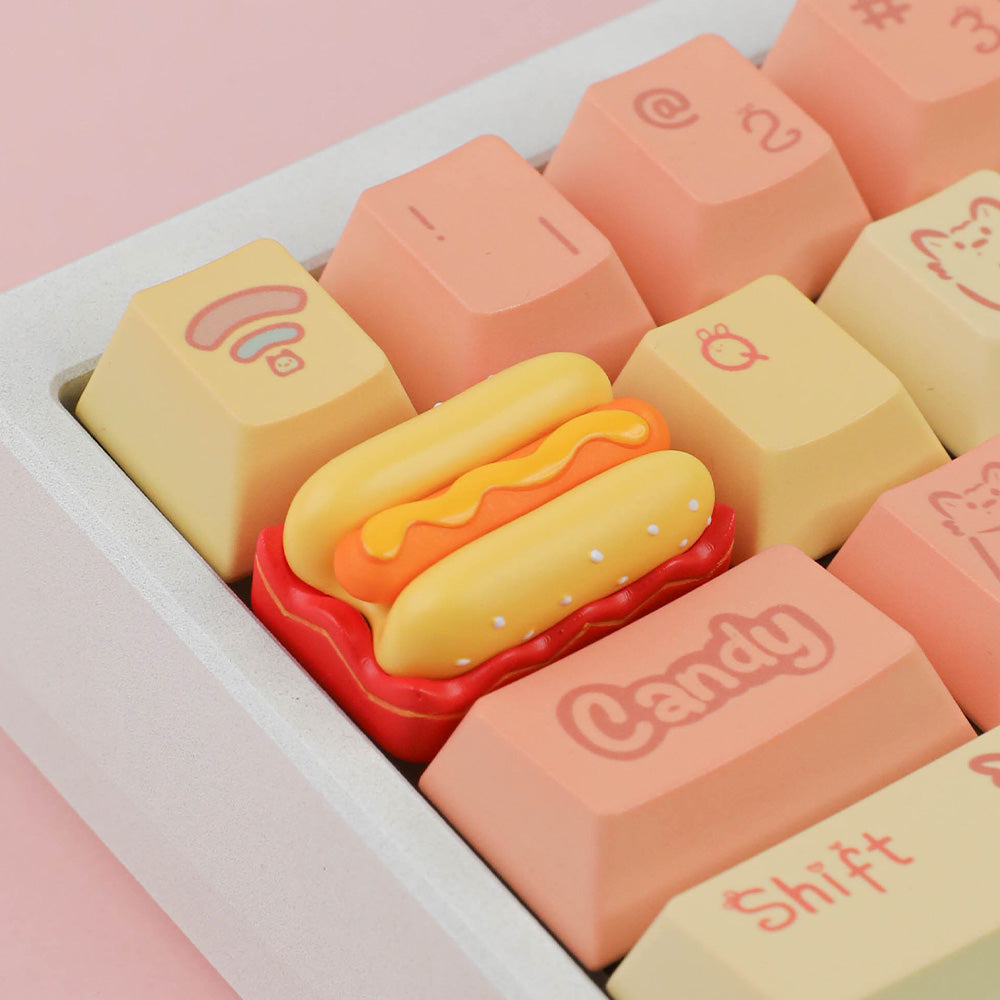 Hot Dog Artisan Keycap #gaming #keycaps
