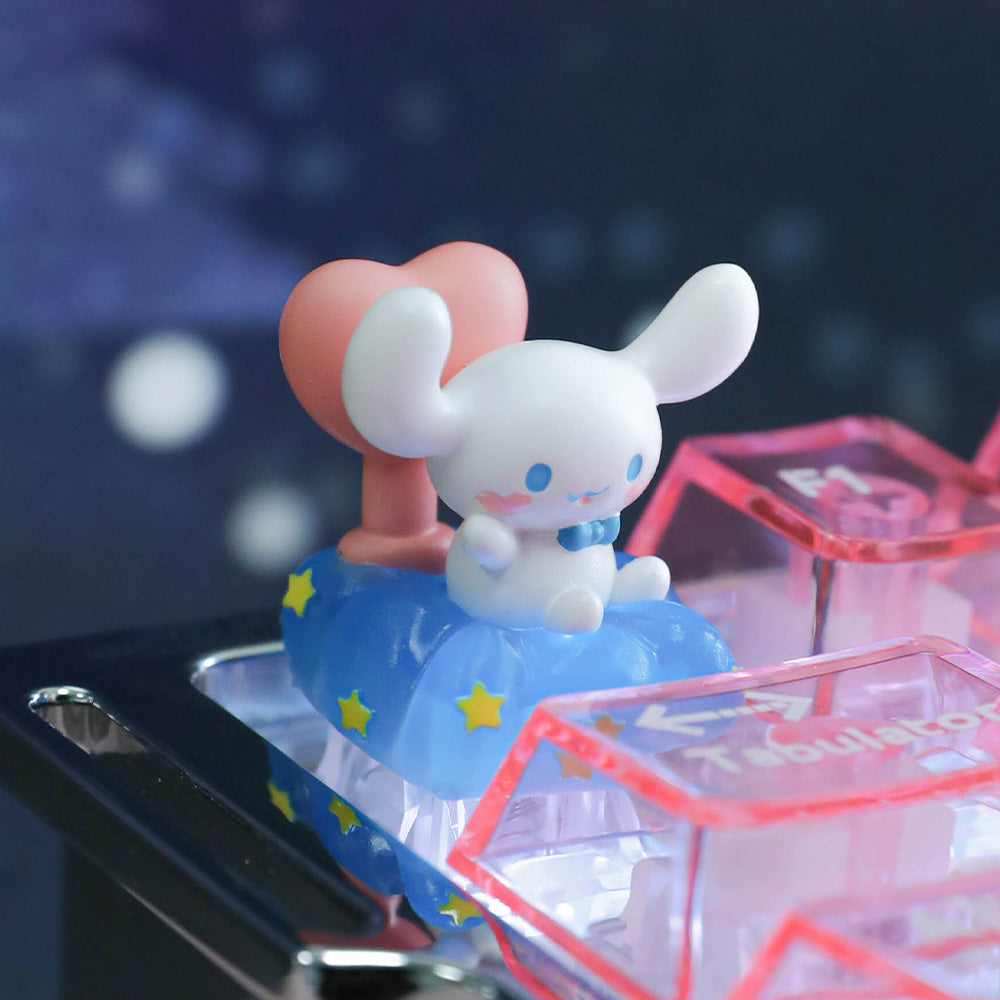 💙 Starry Night Cinnamoroll Artisan Keycap: Bring Sanrio Magic to Your Keyboard