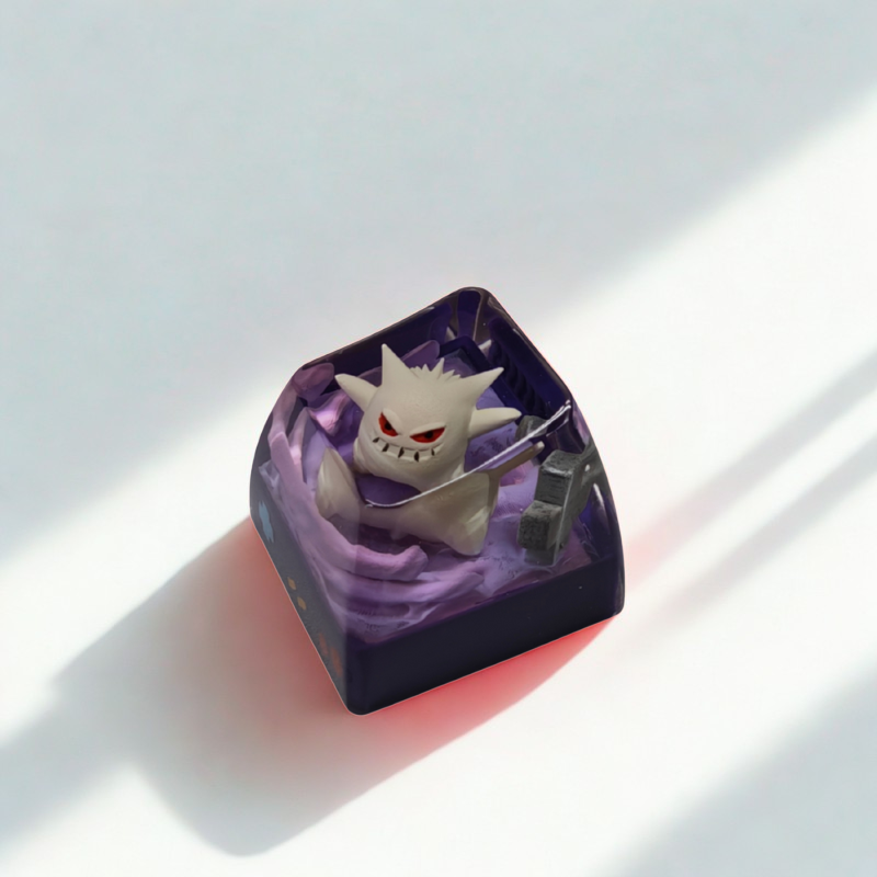Pokemon Gengar（White） Resin Keycap