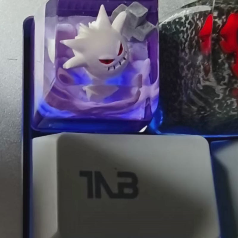 Pokemon Gengar（White） Resin Keycap