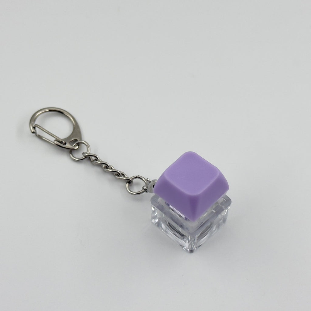 Single-Key Macaron keycap clicker keychain, Lilac
