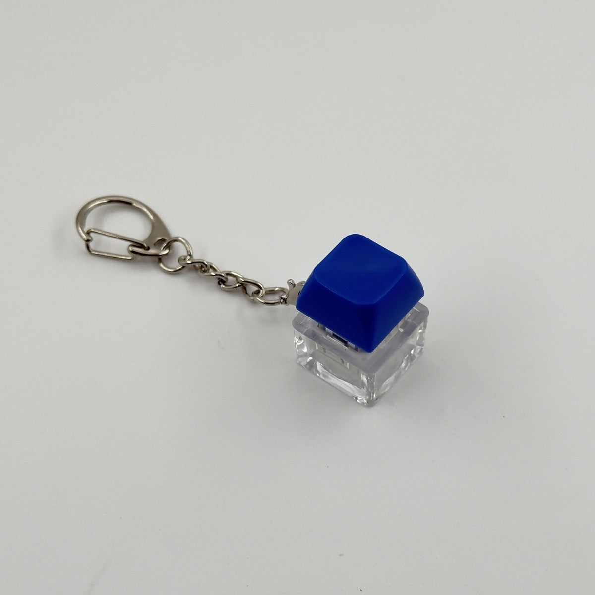 Single-Key Macaron keycap clicker keychain, Cobalt Blue